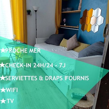 Joli Studio - Proche Mer - Balcon Le Havre Ngoại thất bức ảnh
